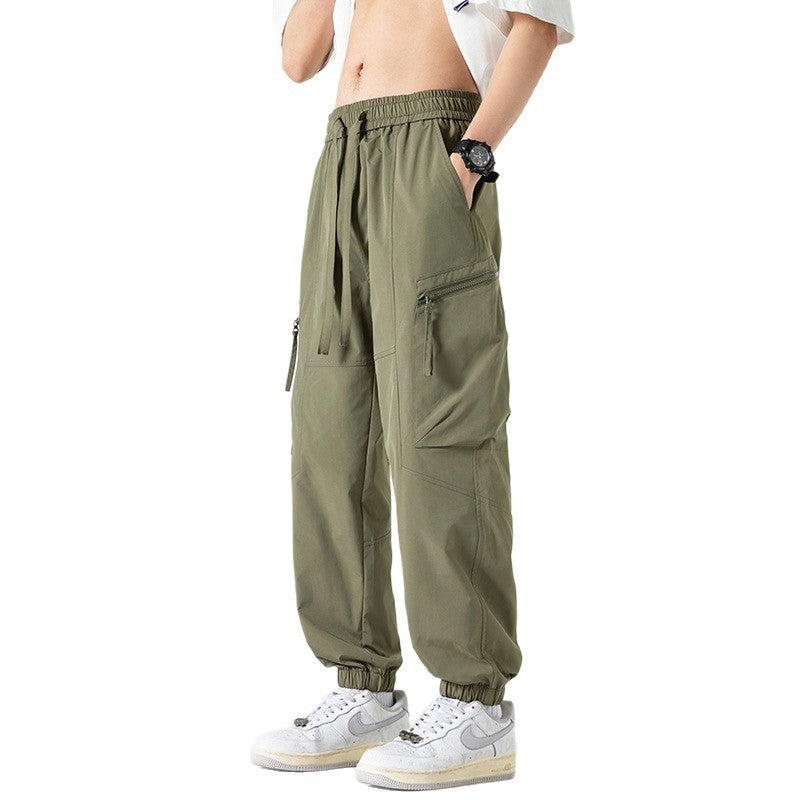Men's Vintage Loose Fit Tapered Cargo Pants
