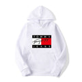 Graphic Print Fleece Hooded Sweatshirt Casual Running Fitness Plus Size