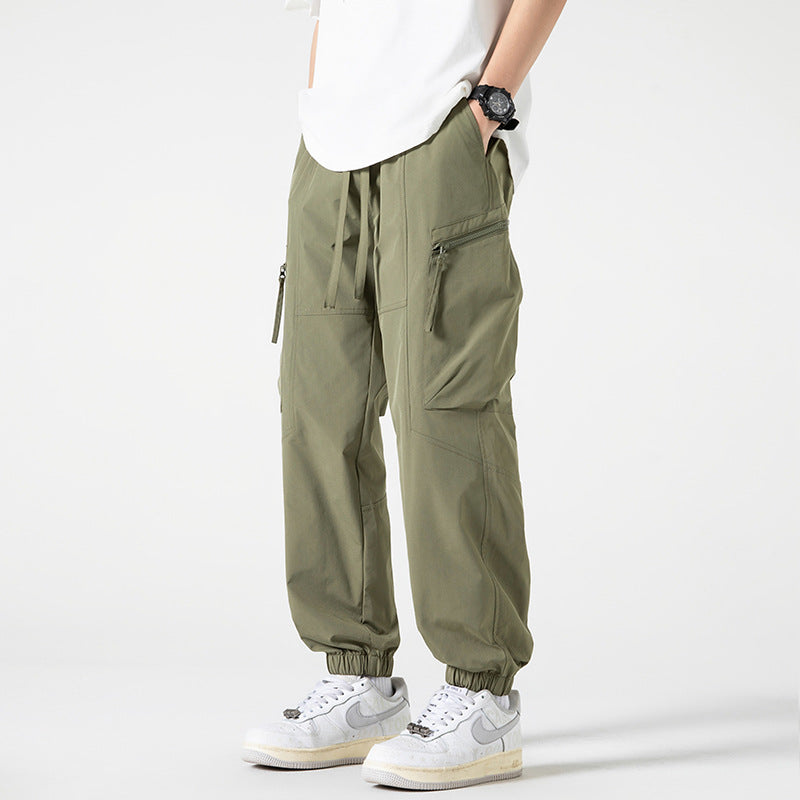 Men's Vintage Loose Fit Tapered Cargo Pants