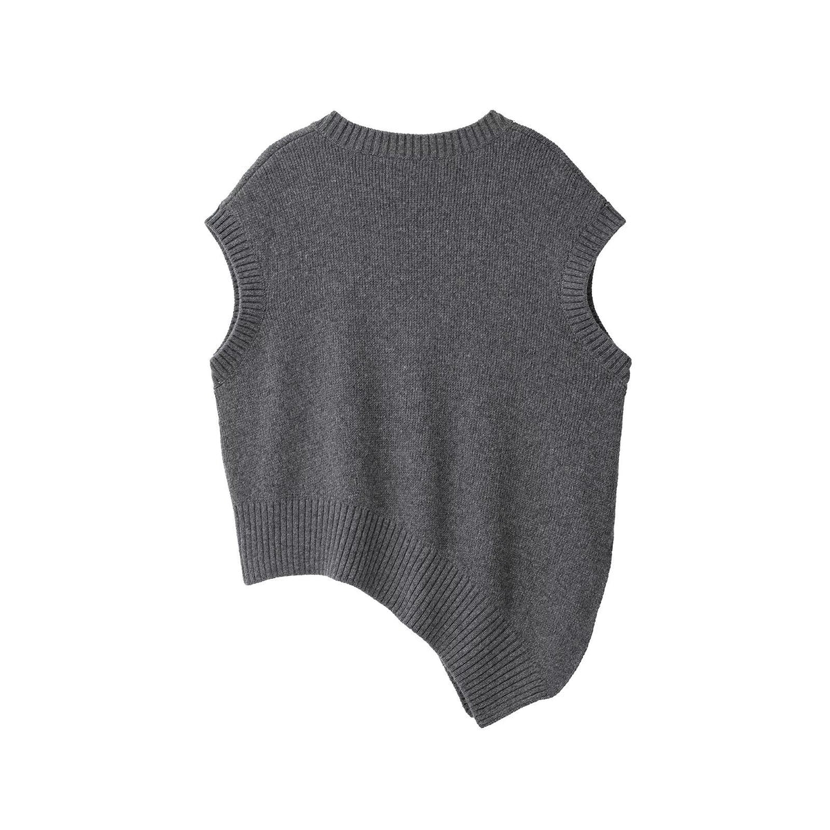 Women's V-neck Knitted Shirt Tank Top Sweater