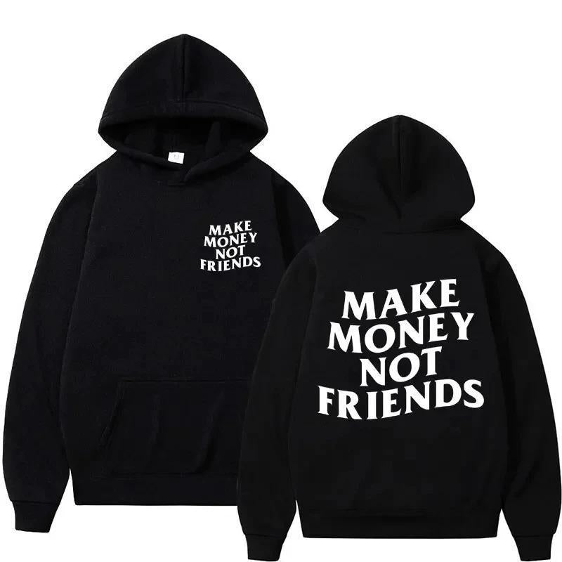 Funny Need Money Letter Print Hoodie