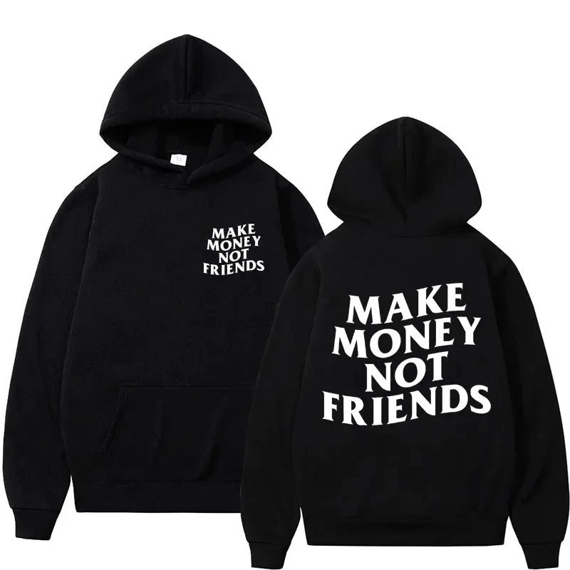 Funny Need Money Letter Print Hoodie