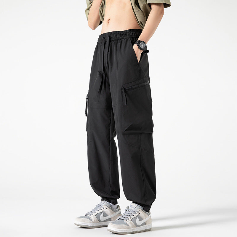 Men's Vintage Loose Fit Tapered Cargo Pants