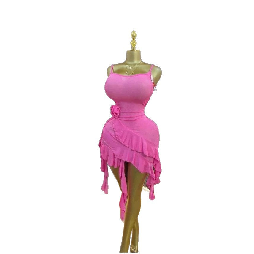 Strap fungus edge short skirt