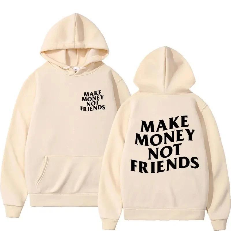 Funny Need Money Letter Print Hoodie