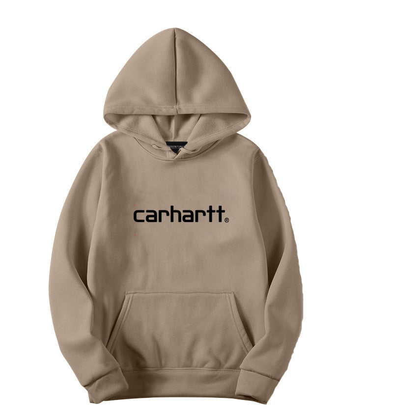 Men's Casual Long Sleeve Hooded Fleece-lined Pullover Sweatshirt