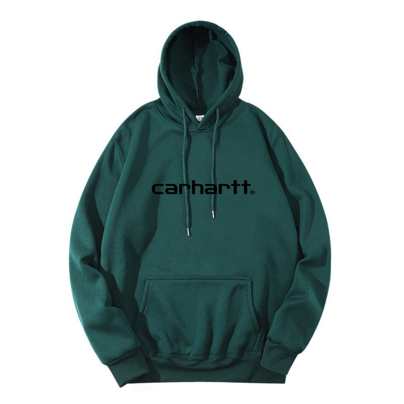 Men's Casual Long Sleeve Hooded Fleece-lined Pullover Sweatshirt