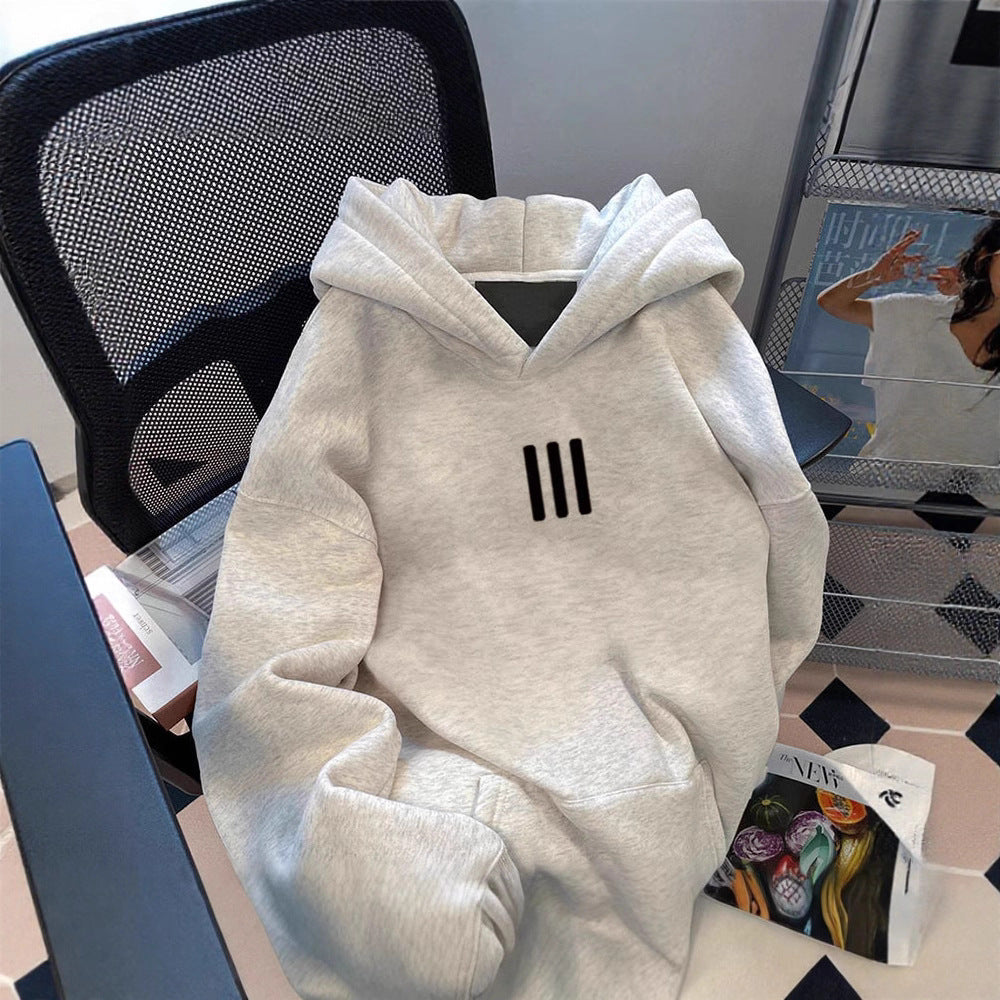 Streetwear Hooded Sweatshirt Unisex Oversized Fleece Pullover