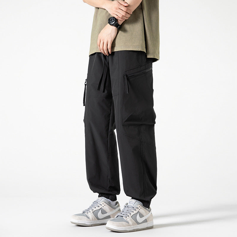 Men's Vintage Loose Fit Tapered Cargo Pants