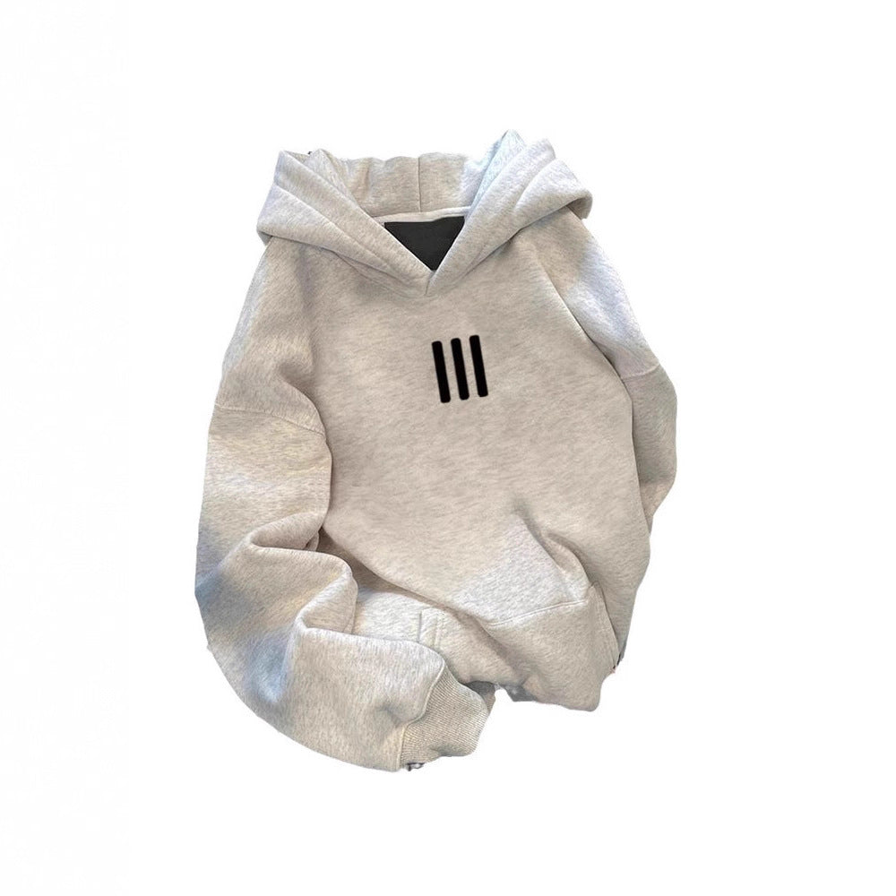 Streetwear Hooded Sweatshirt Unisex Oversized Fleece Pullover