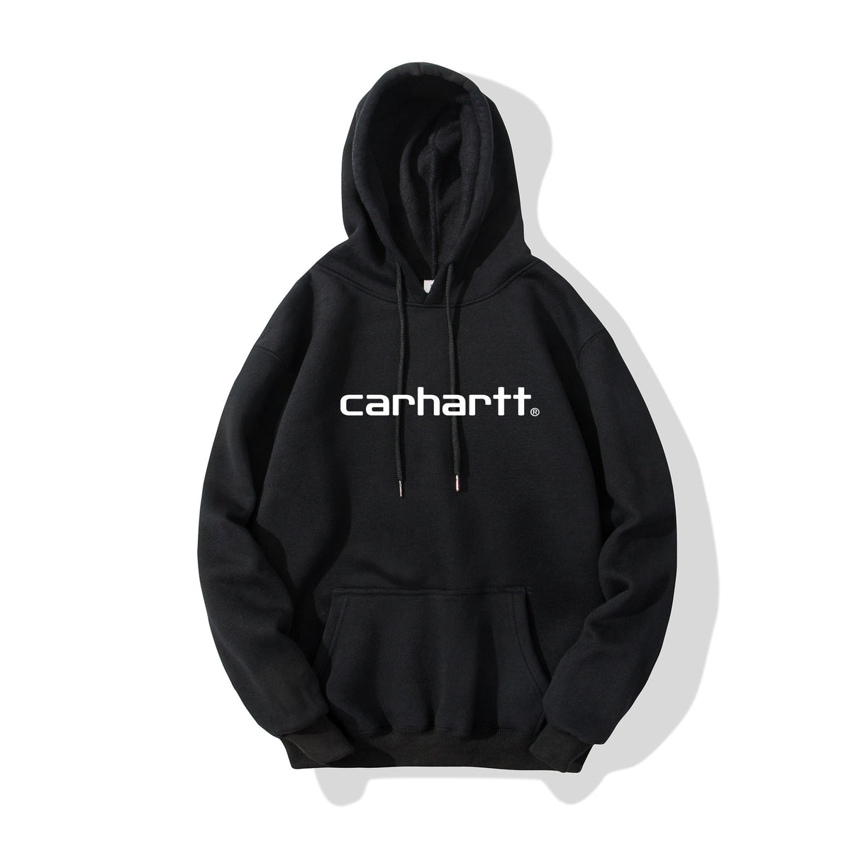 Men's Casual Long Sleeve Hooded Fleece-lined Pullover Sweatshirt