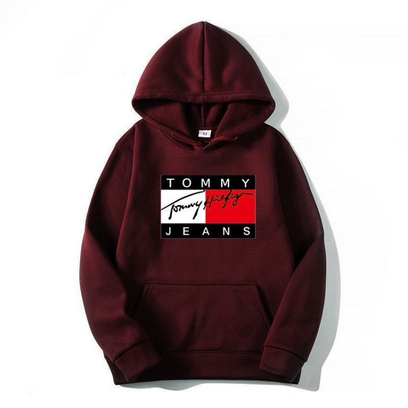 Graphic Print Fleece Hooded Sweatshirt Casual Running Fitness Plus Size